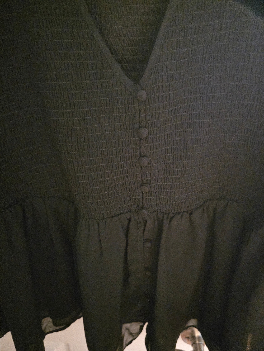 Torrid Long Sleeve Black Blouse - Picture 5 of 7